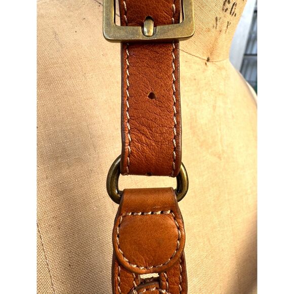 Paule Marrot Editions Hayden Harnet Leather & Canvas Multi Color Top Handle Bag - Picture 7 of 15